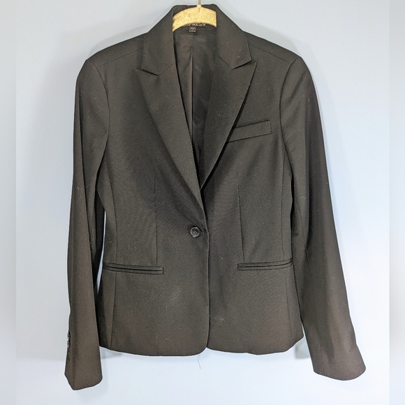 Express Black Single Button Blazer - Picture 1 of 5